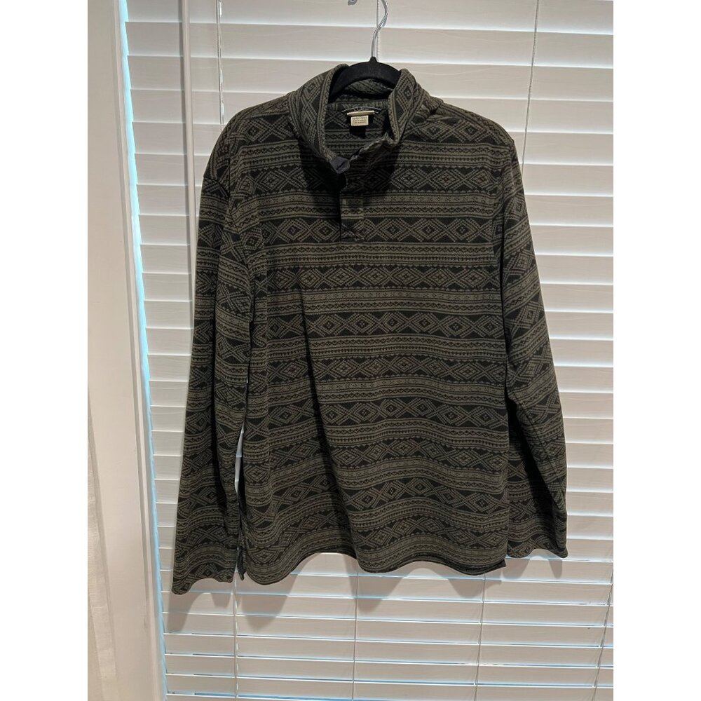 LL Bean Fleece Pullover - Size LT